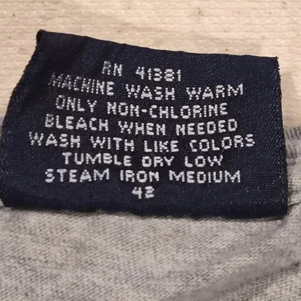 Vintage Polo Ralph Lauren Gray Pocket T-Shirt L Distressed Skater‎ Grunge